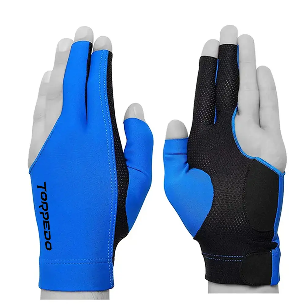 Soft Breathable 3 Finger Billiard Gloves Left and Right Hand Non-Slip Snooker Billiard Gloves For Man & Woman Snooker-Handschuhe