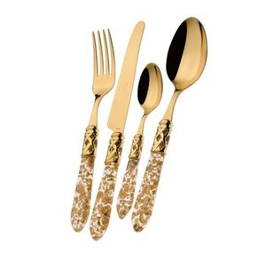 <b>Mirror</b> Stainless Steel Wedding Spoon Leaf Design Engraved Eco-Friendly Long Handle <b>Tabletop</b> Wedding Spoon Fork Set Kitchenware - Product Image 3