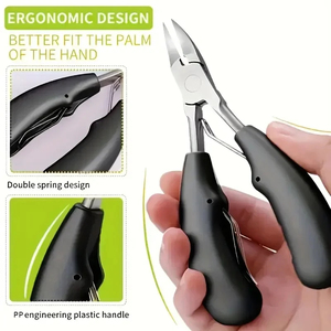 Stainless Steel Nail Clippers Wide Jaw Opening Flat Blade Sharp Tip-Durable Professional Tool for Thick Nails Finger Toe Use New - Product Image 5