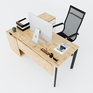 Table de réunion de direction ovale de luxe 170x150 cm, design contemporain et classique, pour usage domestique - HBOV021 - Product Image 2