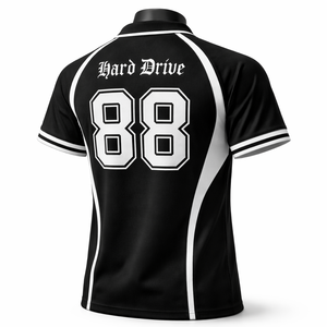 Camiseta Polo Personalizada para Hombre, Negra y Blanca, Deportiva, Casual, de Poliéster, para Golf, Fabricante al por Mayor - Product Image 6