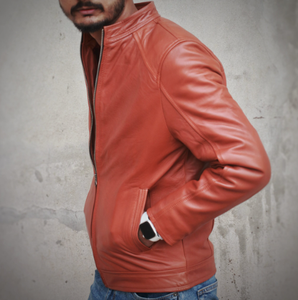 Concevez vos propres vestes en cuir à la mode Veste en cuir pour hommes de haute qualité au meilleur prix Veste en cuir à manches longues - Product Image 2