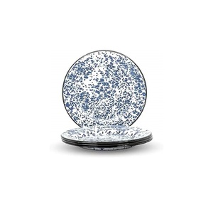 PLAQUES DE SERVICE DE RIZ EN ÉMAIL PLATS POUR CUISINE ET HÔTELS À LA MAISON DANS UN DESIGN DÉCORATIF PEINT MINIMALISTE MODERNE - Product Image 4