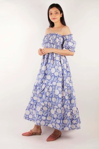 Fabricant et grossiste de robe indienne en coton robe imprimée - Product Image 2