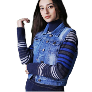 Chaqueta vaquera de mujer transpirable de alta calidad, precio barato de fábrica, alta calidad, chaquetas más vendidas - Product Image 3