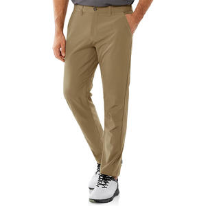 Pantalones de golf transpirables OEM para hombre con ajuste personalizado y pantalones elásticos con logotipo para la marca de moda al aire libre y uso en eventos - Product Image 1