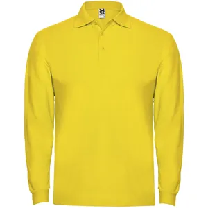 Chemises polo promotionnelles personnalisées Manica Lunga Estrella Merchandising - Product Image 1