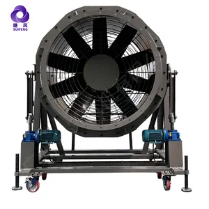 Extractor de humo Axial Industrial, ventilador