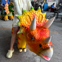 Trottinette Électrique Dinosaure 24V Réaliste en Silicone Modèle Mécanique Marque NED pour Utilisation Intérieure et Extérieure Centres Commerciaux