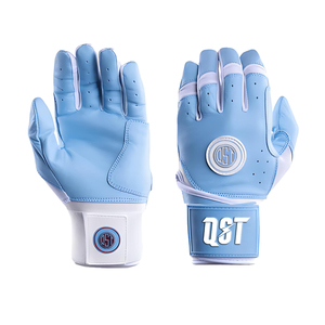 Guante de bateo de béisbol y softbol de puño largo de cuero Premium para diestros y zurdos, diseño profesional personalizado, antideslizante duradero - Product Image 2