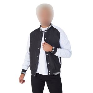 Veste universitaire à la mode mélange de laine brodé personnalisé surdimensionné Letterman veste Faux cuir rétro patchs vestes pour hommes - Product Image 5