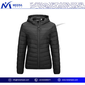 Chaqueta acolchada de moda para mujer, abrigo ligero cálido con capucha para Invierno para mujer, chaqueta acolchada larga elegante para exteriores, ropa informal - Product Image 2