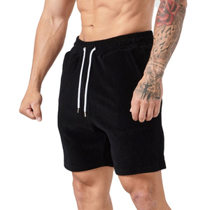 2025 nouveau short de survêtement pour hommes de High Street personnalisé coton Sport et course Shorts d'entraînement OEM vente en gros avec motif solide - Product Image 4