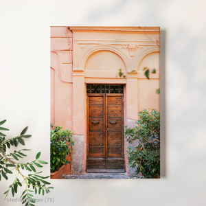 Địa Trung Hải đường phố ấm áp yên bình hiện đại khung gỗ vải tường nghệ thuật chi tiết - Product Image 2