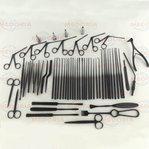 Juego de instrumentos de timpanoplastia ortopédica Manual INTERNACIONAL DE Medoria de primera calidad Microcirugía Clase II Recubierto negro - Product Image 1