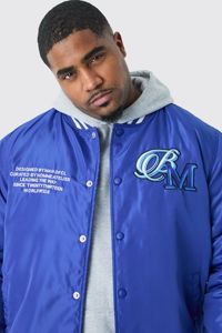 Chaqueta Bomber Varsity Personalizada con Logotipo para Hombre, Chaqueta de Invierno de Seda Satinada en la Parte Delantera, Ropa de Calle Cortavientos, Venta al por Mayor, Súper Calidad - Product Image 3