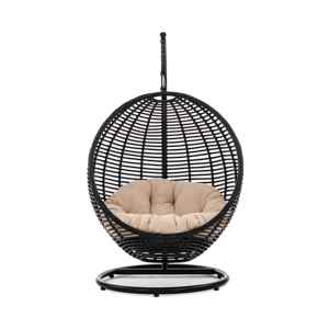 PRSW-AP Outdoor Garden Swing Chair Modern Poly Rattan Design <b>for</b> Hotels Parks Bedrooms Living Rooms Villas - Product Image 1