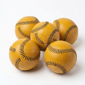 Balles de baseball personnalisées en cuir de qualité supérieure, durables, légères, avec logo personnalisé, balles de jeu de baseball, équipement d'entraînement, équipes sportives - Product Image 2
