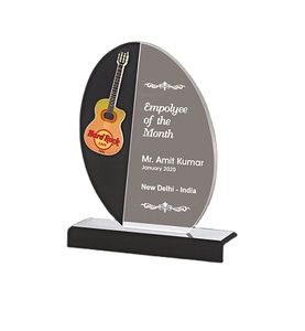 Premio trofeo de cristal de diseño moderno de alta calidad personalizado para empleados de oficina de negocios y ganadores de deportes regalo de negocios - Product Image 1