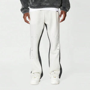 <b>Men's</b> Hip Hop Sport Flare Sweatpants Canvas Eco-Friendly Breathable High Quality Soft Loose Fit <b>Elastic</b> <b>Waist</b> Outdoor Assured - Product Image 3