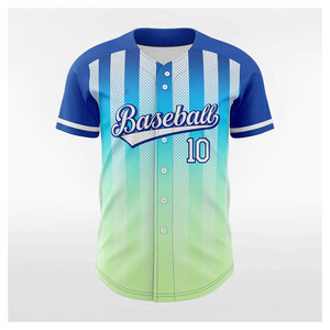 Camiseta de béisbol para hombre, ropa deportiva transpirable, antibacteriana, de secado rápido, 100% de poliéster, Manga corta personalizable - Product Image 1