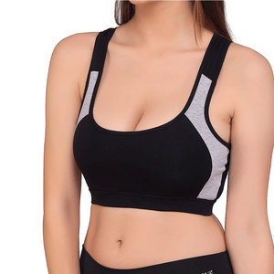 Sujetador Deportivo para Mujer en Existencia, Alta Calidad, Talla Grande, Transpirable, con Logotipo Frontal, para Uso en Exteriores, para Adultos - Product Image 1