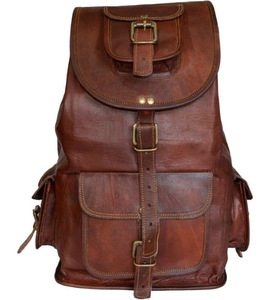 Sac en cuir de buffle souple personnalisé de haute qualité élégant Unique en cuir de galets lisses fabriqué à la main fermeture à glissière en coton multi-usages - Product Image 1