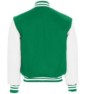 Custom Logo Wholesale Manufacturer <b>Men's</b> Baseball Varsity Jacket Breathable Windproof Woolen Leather Sleeve Casual <b>Coat</b> - Product Image 2