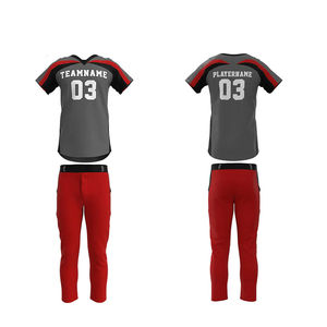 Uniforme de Béisbol Personalizado con Logotipo Ligero para Hombre, Uniforme de Béisbol Transpirable a Precio Económico para Hombre - Product Image 2
