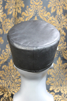 Sombrero Kepi de estilo europeo, sombreros elegantes de cuero negro, tienda en línea 100%, piel de cordero auténtica, nuevo