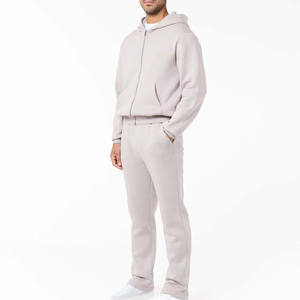 Sweat-shirt à capuche ample et écologique pour homme, imprimé, avec poche kangourou, bas de jogging, tissu épais, vêtements urbains d'hiver, vente en gros - Product Image 6