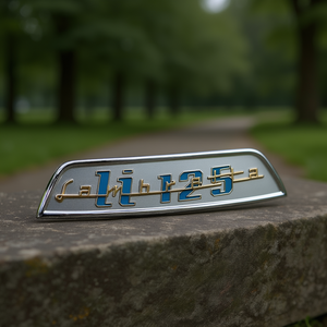 Emblema Trasero para Lambretta LI S3 'LI125', Accesorio Cromado para Motocicleta - Product Image 3