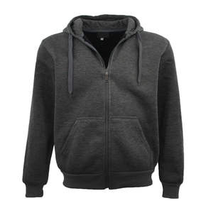 Wholesale <b>Men's</b> <b>Pullover</b> Hoodies 100% Cotton Quick Dry Breathable Front Logo Winter Full Zip <b>Jacket</b> - Product Image 2