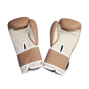Gants de boxe MMA sur mesure de haute qualité, respirants, à doigts complets, fermeture à boucle et crochet, cuir de vache véritable pour adultes - Product Image 2