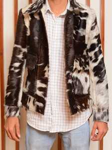 <b>Men's</b> Cow Hair on <b>Jacket</b> Loose Personality Fine Workmanship Excellent Quality Guarantee <b>Men's</b> <b>Jacket</b> - Product Image 4
