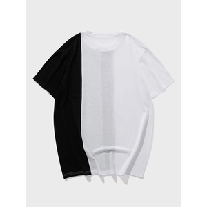 เสื้อยืดแขนสั้นทรงโอเวอร์ไซส์สีบล็อกสำหรับผู้ชาย-เป็นมิตรกับสิ่งแวดล้อม ระบายอากาศได้ดี และแห้งเร็ว - Product Image 6