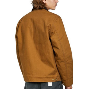 Vintage lavé OEM personnalisé hommes toile veste de travail décontracté Streetwear extérieur mode classique col tournant conception veste d'hiver - Product Image 3