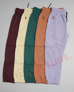 Pantalones Cargo para Hombre, de Algodón, Casuales, para Correr, Largos, Estilo Urbano, con Múltiples Bolsillos, Talla Grande, Pantalones Deportivos - Product Image 1