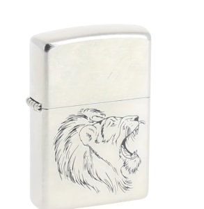 Briquet élégant au design serpent - Argent brossé, coupe-vent, cadeau unique, inspiré de l'art du tatouage, accessoire religieux ou de mode - Product Image 3