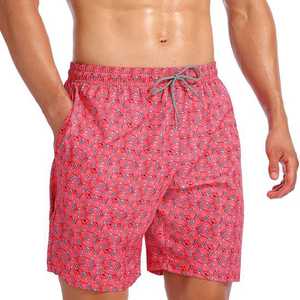 OEM Sporty Anti-UV Quick Dry Shorts for Men Drawstring Knee Length Loose Shorts Outdoor Athletic Beach - Product Image 1