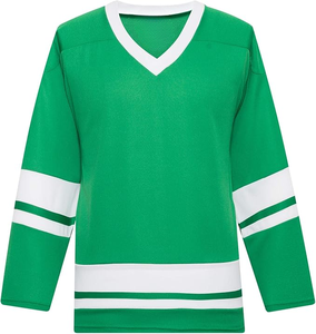 Maillot de hockey sur glace personnalisé coupe ajustée unisexe vêtements de sport pour adultes uniforme d'équipe conception personnalisée chemise de hockey de haute qualité - Product Image 4
