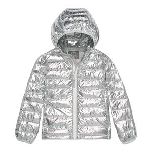 2024แจ็กเก็ตขนเป็ดสำหรับเด็กใช้ได้ทั้งชายและหญิงผ้าคุณภาพสูงมีฮู้ดแบบฟองเงางามเสื้อกันหนาวแฟชั่นฤดูหนาว - Product Image 1
