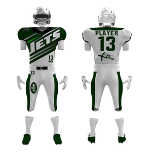 Acheter Design personnalisé Sublimation Tackle Twill Youth American Football Jersey Short Team Uniform Sets - Product Image 2