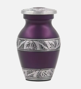 Juego de 4 Urnas Metálicas Modernas Hechas a Mano de 50 ml, Frascos para Recuerdos en Blanco, Negro, Morado y Rojo, Precio al por Mayor Personalizable - Product Image 4