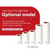 Película PET DTF de Doble Cara Heyme, Tamaño Personalizado, Rollo de 30cm-33cm-60cm x 100m, 75 micras, Transferencia de Calor Alta, Despegue en Caliente/Frío para Ropa