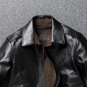Blouson en cuir pour moto pour homme, polaire, automne, cuir PU, manteau épais, taille plus, blouson en cuir pour homme, livraison DDP - Product Image 4