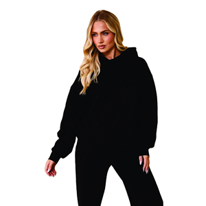 ชุดเซ็ตเสื้อฮู้ดดี้และกางเกงแทรคสูทผ้าฝ้ายหนานุ่มแบบยูนิเซ็กซ์ ทรงโอเวอร์ไซส์ ผ้าเฟรนช์เทอร์รี่ สำหรับเล่นกีฬา ผ้าเทคฟลีซ เหมาะสำหรับฤดูหนาว - Product Image 1