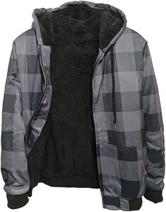 เสื้อฮู้ดซิปคู่แบบตัดตามสั่งไซส์ใหญ่พิเศษเสื้อฮู้ดแบบซิป - Product Image 2