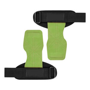 Poignées de musculation en néoprène rembourrées, en cuir véritable, personnalisables, pour la musculation, vente en gros - Product Image 3