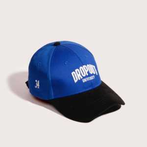 Gorra universitaria de lujo Dropout, moderna, vintage, deportiva, de 6 paneles, de velour, sarga y Oxford, con visera curva, con estampado de hojas étnicas y leopardo, para senderismo - Product Image 3